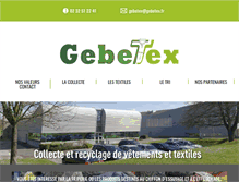 Tablet Screenshot of gebetex.fr